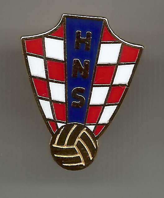 Pin Fussballverband Kroatien NEU